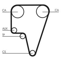 CONTINENTAL CTAM CT575 - Correa dentada