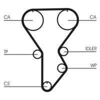 CONTINENTAL CTAM CT790 - Correa dentada