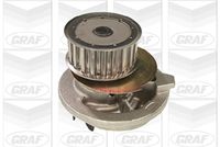 GRAF PA324 - nº de motor desde: 14363652<br>Material rotor de la bomba: Metal<br>Material junta: Caucho<br>Material: Fundición de aluminio<br>Número de dientes: 25<br>Número de alas/palas: 8<br>Peso [kg]: 0,887<br>Artículo complementario / información complementaria 2: con junta tórica<br>