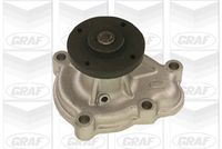 GRAF PA571 - nº de motor desde: 877698<br>Material rotor de la bomba: Plástico<br>Material junta: Papel<br>Material: Fundición de aluminio<br>Número de alas/palas: 7<br>Peso [kg]: 0,69<br>Artículo complementario/Información complementaria: con junta<br>