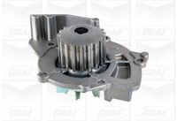 GRAF PA861 - Material rotor de la bomba: Plástico<br>Material junta: Papel<br>Material: Fundición de aluminio<br>Número de dientes: 19<br>Número de alas/palas: 8<br>Peso [kg]: 0,784<br>Artículo complementario/Información complementaria: con junta<br>