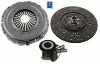 SACHS 3400710010 - Código de motor: OM906LA<br>máx. par motor transmisible: 810<br>Diámetro [mm]: 395<br>Número de dientes: 18<br>Artículo complementario / información complementaria 2: con sensor<br>Juego alternativo de reparación: 3400 121 201<br>Medio de relleno: Líquido de frenos<br>ID embrague: MF<br>SVHC: No hay información disponible, diríjase al fabricante.<br>