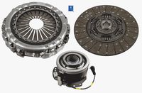 SACHS 3400700463 - Código de motor: D13C460<br>Código de motor: D13K460<br>Tipo de caja de cambios: AT2412/E, AT2612/E<br>Tipo de caja de cambios: ATO2612/E<br>Norma de emisiones: Euro 6<br>varias piezas: tres piezas<br>Número de dientes: 24<br>Perfil del cubo: 46x50<br>Artículo complementario/Información complementaria: con desembrague central<br>Diámetro exterior plato de presión de embrague [mm]: 430<br>Diámetro exterior del forro de fricción 1 [mm]: 430<br>