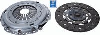 SACHS 3000950070 - Código de motor: BRT<br>Código de motor: BVH<br>Diámetro [mm]: 240<br>Número de dientes: 23<br>Tipo de montaje: no premontado<br>Artículo complementario/Información complementaria: con desembrague central<br>Artículo complementario/Información complementaria: con placa de apriete de embrague<br>Artículo complementario/Información complementaria: con volante bimasa<br>Artículo complementario/Información complementaria: con tornillos de volante<br>Artículo complementario/Información complementaria: con tornillos para placas de presión<br>Artículo complementario / información complementaria 2: con plato de embrague<br>SVHC: No hay información disponible, diríjase al fabricante.<br>