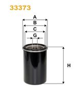 WIX FILTERS 33373 - Tipo de filtro: Primer filtro<br>Peso [kg]: 0,76<br>Altura [mm]: 166<br>Medida de rosca: M14X1.5<br>Diámetro exterior 1 [mm]: 96<br>