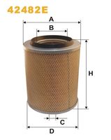 WIX FILTERS 42482E - Filtro de aire