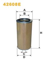 WIX FILTERS 42608E - Filtro de aire