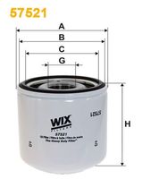 WIX FILTERS 57521 - Filtro de aceite