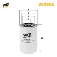 WIX FILTERS 92095E - Filtro de aceite