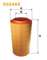 WIX FILTERS 93240E - Código de motor: OM 457 LA<br>Vehículo especial: para vehículos de obras<br>Tipo de filtro: con separador preliminar<br>Tipo de filtro: Cartucho filtrante<br>Longitud [mm]: 626<br>Ancho [mm]: 564<br>Altura [mm]: 78<br>SVHC: No existen sustancias SVHC<br>