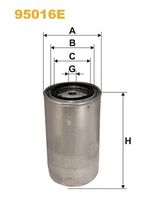 WIX FILTERS 95016E - Código de motor: 8210.42L.400<br>Número de piezas necesarias: 2<br>Tipo de filtro: Filtro enroscable<br>Altura [mm]: 140<br>Medida de rosca: M16x1.5<br>Diámetro exterior 1 [mm]: 78,5<br>Diám. int. 1 [mm]: 72<br>Diám. int. 2[mm]: 62<br>SVHC: No existen sustancias SVHC<br>