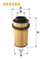 WIX FILTERS 95038E - Filtro combustible