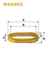 WIX FILTERS WA6002 - Filtro de aire