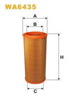 WIX FILTERS WA6435 - año construcción desde: 03/1989<br>año construcción hasta: 09/1994<br>Código de motor: J5R.7.18<br>Tipo de filtro: Cartucho filtrante<br>Altura [mm]: 310<br>Diámetro exterior [mm]: 131<br>Diámetro interior [mm]: 89<br>Diám. int. 1 [mm]: 89<br>Diám. int. 2[mm]: 89<br>