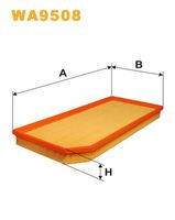 WIX FILTERS WA9508 - Código de motor: CAWB, CBFA<br>Código de motor: CCTA, CCZA<br>Zonas climáticas: para zonas con clima frío<br>Tipo de filtro: Cartucho filtrante<br>Longitud [mm]: 345<br>Ancho [mm]: 136<br>Altura [mm]: 80<br>SVHC: No existen sustancias SVHC<br>