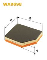 WIX FILTERS WA9698 - Tipo de filtro: Cartucho filtrante<br>