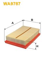 WIX FILTERS WA9787 - año construcción hasta: 06/2014<br>Tipo de filtro: Cartucho filtrante<br>Longitud [mm]: 259<br>Ancho [mm]: 115<br>Altura [mm]: 42<br>SVHC: No existen sustancias SVHC<br>