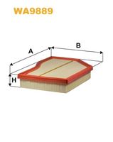 UFI 30C3500 - Tipo de filtro: Cartucho filtrante<br>Altura [mm]: 45<br>Longitud [mm]: 295<br>Ancho [mm]: 221<br>