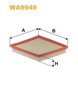 UFI 30D1500 - Tipo de filtro: Cartucho filtrante<br>Altura [mm]: 32<br>Longitud [mm]: 232<br>Ancho [mm]: 218<br>