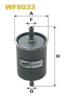 WIX FILTERS WF8033 - Filtro combustible