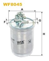 WIX FILTERS WF8045 - Filtro combustible