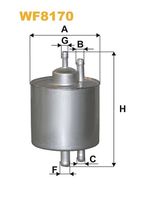 WIX FILTERS WF8170 - Filtro combustible