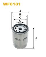 WIX FILTERS WF8181 - Filtro combustible