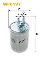 WIX FILTERS WF8197 - Filtro combustible