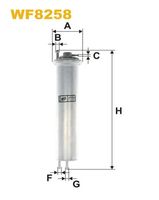 WIX FILTERS WF8258 - Filtro combustible