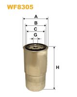 WIX FILTERS WF8305 - Filtro combustible