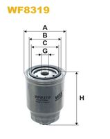 WIX FILTERS WF8319 - Filtro combustible