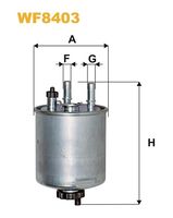 WIX FILTERS WF8403 - Filtro combustible