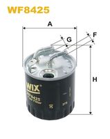 WIX FILTERS WF8425 - Filtro combustible