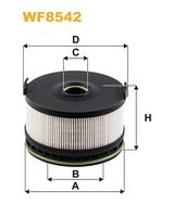 NAPA NFF2236 - Tipo de filtro: Cartucho filtrante<br>Tipo de combustible: Gasóleo<br>Diámetro exterior [mm]: 111<br>Diámetro interior [mm]: 24,4<br>Diám. int. 1 [mm]: 18,5<br>Altura [mm]: 71,6<br>