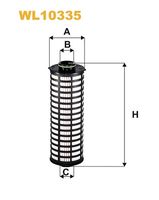 WIX FILTERS WL10335 - Código de motor: Cursor 10 (F3AE3681B<br>Tipo de filtro: Elemento filtrante con carcasa de plástico<br>Tipo de filtro: Filtro enroscable<br>Altura [mm]: 348<br>Medida de rosca: S 126 X 4<br>Diámetro exterior [mm]: 138<br>SVHC: No existen sustancias SVHC<br>