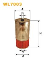 WIX FILTERS WL7003 - Filtro de aceite