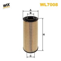 WIX FILTERS WL7008 - Filtro de aceite