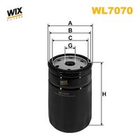 WIX FILTERS WL7070 - Filtro de aceite