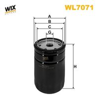 WIX FILTERS WL7071 - Filtro de aceite