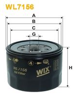 WIX FILTERS WL7156 - Filtro de aceite