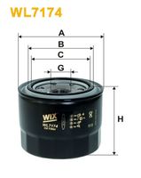 WIX FILTERS WL7174 - Filtro de aceite