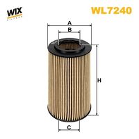 WIX FILTERS WL7240 - Filtro de aceite