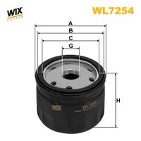 WIX FILTERS WL7254 - Filtro de aceite