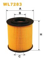 WIX FILTERS WL7283 - año construcción desde: 10/2000<br>año construcción hasta: 02/2003<br>Código de motor: M57D30<br>Tipo de filtro: Cartucho filtrante<br>Altura [mm]: 79<br>Diámetro exterior [mm]: 68<br>Diám. int. 1 [mm]: 29<br>Diám. int. 2[mm]: 29<br>