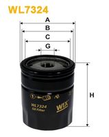 WIX FILTERS WL7324 - Filtro de aceite