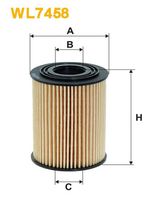 WIX FILTERS WL7458 - Filtro de aceite