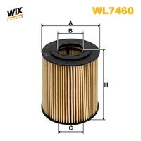 WIX FILTERS WL7460 - Filtro de aceite