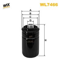 WIX FILTERS WL7466 - Código de motor: AXX<br>Código de motor: BPY<br>Código de motor: BWA<br>Código de motor: CAWB<br>Código de motor: CBFA<br>Código de motor: CCTA<br>Código de motor: CCZA<br>Tipo de filtro: Cartucho filtrante<br>Altura [mm]: 125<br>Diámetro exterior [mm]: 65<br>Diám. int. 1 [mm]: 32<br>Diám. int. 2[mm]: 32<br>