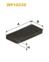 VALEO 716009 - Tipo de filtro: Filtro de partículas<br>Longitud [mm]: 205<br>Ancho [mm]: 92<br>Altura [mm]: 19<br>SVHC: No existen sustancias SVHC<br>