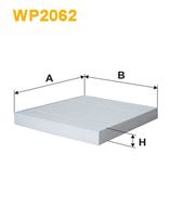 WIX FILTERS WP2062 - Tipo de filtro: Filtro de partículas<br>Longitud [mm]: 219<br>Ancho [mm]: 194<br>Altura [mm]: 25<br>SVHC: No existen sustancias SVHC<br>